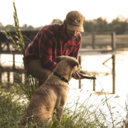 Mossy Oak 男士格纹棉质法兰绒长袖衬衫 97221