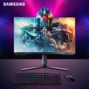 三星（SAMSUNG）23.8英寸 165Hz 1ms响应  FreeSync 旋转升降底座可壁挂 窄边框 G32A 电竞显示器 S24AG322NC