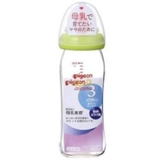 Pigeon 贝亲 婴儿玻璃奶瓶 日本本土版 240ml 宽口径