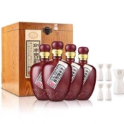聚划算限时优惠、88VIP：剑南春  剑南窖龄酒（贰拾）浓香型 52度500ml*4瓶  +酒具 礼盒