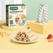 宝宝馋了米果棒儿童零食草莓谷物棒