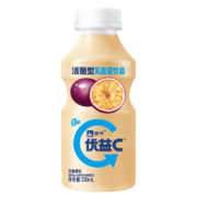 蒙牛优益C活菌型0脂活性益生菌乳酸菌饮料百香果味330ml*4 冷藏饮料饮品