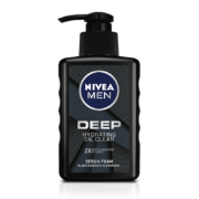 妮维雅(NIVEA)男士深黑DEEP控油细致毛孔洁面乳150g（洗面奶男 控油 收缩毛孔 男士护肤）