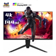 优派（ViewSonic） 28英寸4K 144Hz电竞显示器 HDR400 滤蓝光不闪屏 升降旋转 100%sRGB 90%DCI-P3色域 支持PBP/PIP VX2880-4K-PRO-2