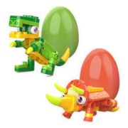BLOKS 布鲁可积木 霸王龙+三角龙组合