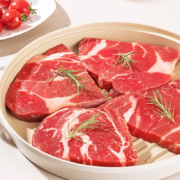 万馨沃牛美国安格斯choice上脑牛排1kg（200g*5）谷饲原切 安格斯牛 全程冷冻保鲜美味