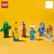 乐高（LEGO）文具积木 人物系列-外科医生发光钥匙扣 生日礼物儿童玩具开学礼物耐用环保