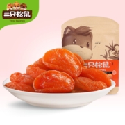 三只松鼠休闲零食红杏干106g果脯蜜饯水果干杏肉看剧 1袋装
