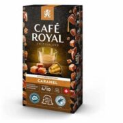 瑞士皇室专享品牌！Café Royal 芮耀 VANILLA 焦糖口味胶囊咖啡 强度4 10粒*10盒