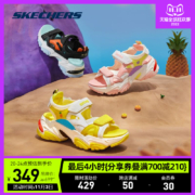 Skechers斯凯奇海绵宝宝联名系列派大星 夏季休闲运动鞋机甲凉鞋