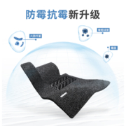 固特异Goodyear汽车丝圈脚垫 适用宝马x1x3x5卡宴奥迪A6Q5L途观帕萨特君威亚洲龙皓影天籁定制脚垫飞足黑灰色