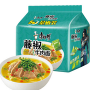 限安徽！康师傅 方便面 经典藤椒牛肉 85g*5包