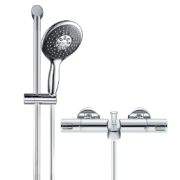 高仪（GROHE）恒温淋浴花洒 欧洲原装进口恒温浴缸龙头花洒淋浴喷头套装 按键出水-11种组合出水