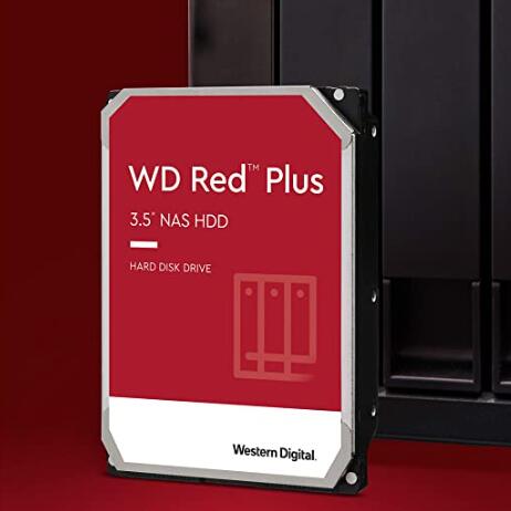 Western Digital 西部数据 4TB WD Red Plus NAS 内置硬盘