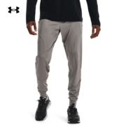 安德玛（UNDERARMOUR）Unstoppable男子针织训练运动长裤卫裤1366216 灰色066 M