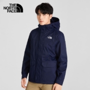 TheNorthFace北面冲锋衣男装秋冬新款可配内胆三合一夹克上衣运动户外舒适防风防水外套497J 497JL4U/蓝色/外壳 2XL
