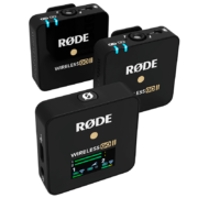 RODE 罗德  Wireless GO II 无线领夹麦克风一拖二直播录音采访视频VLOG相机手机专业收音话筒（官方标配）
