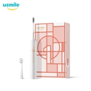 usmile 电动牙刷 成人情侣版 软毛声波自动牙刷 1号刷 月牙白