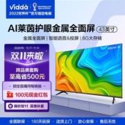 海信Vidda 43V1F-R 43寸全高清全面屏1+8G教育网络液晶平板电视