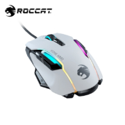 冰豹 德国ROCCAT魔幻豹kone鼠标（电竞游戏鼠标 人体工学鼠标 电脑吃鸡lol机械鼠标） KONE AIMO艾摩大师版-白色