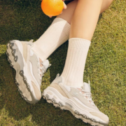 舒适厚底！SKECHERS 斯凯奇 女士休闲老爹鞋 149238