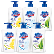 Safeguard 舒肤佳 洗手液套装 (纯白清香型420ml*2+柠檬清香型420ml*2+芦荟柔肤呵护型420ml*2)