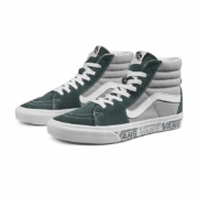 Vans范斯官方 SK8-Hi灰绿拼接休闲风男鞋女鞋板鞋运动鞋 灰绿色 38.5