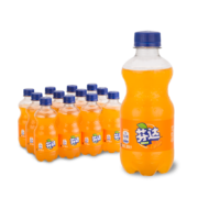 Fanta 芬达 橙味汽水 碳酸饮料 300ml*12瓶*4件