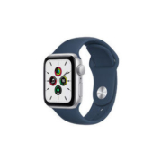 Apple 苹果 Watch SE 智能手表 40毫米 GPS版 (银色铝金属表壳 深邃蓝色运动型表带)MKNY3CH/A