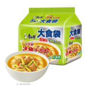 京东特价：康师傅 大食袋  泡椒牛肉面148g*5袋