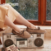 聚划算百亿补贴：Skechers 斯凯奇 毛绒单鞋 一脚蹬 加绒豆豆鞋