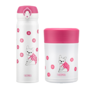 膳魔师（THERMOS） 保温杯焖烧杯男女士便携定制款萌宠法斗犬系列宠物真空不锈钢焖烧罐焖烧杯 JNL萌宠保温杯500ml