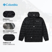 Columbia哥伦比亚户外男子热能热压连帽休闲保暖羽绒服WE0954 010 L(180/100A)