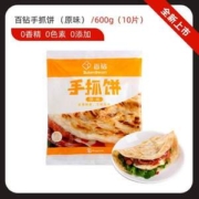 安琪酵母旗下，百钻 家庭装手抓饼 600g/10片
