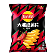 乐事（Lay's）休闲零食 大波浪薯片辛辣味 135克（新老包装交替发货）