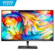 KOIOS K2719U 27英寸4K HDR 三面窄边框 IPS 升降旋转 设计家用 电脑显示器