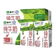 PLUS会员：MENGNIU 蒙牛 纯牛奶 250ml*24盒*2提