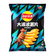 Lay's 乐事 大波浪薯片 铁板鱿鱼味 135g *5件