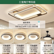 雷士照明（NVC）led吸顶灯 后现代创意灯具温馨浪漫客厅灯卧室灯餐厅灯具套餐 环宇WHXD118W/G-01