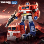 变形金刚(Transformers) 儿童男孩玩具车模型机器人手办生日礼物 TAKARA 擎天柱套装(含底座)F7671