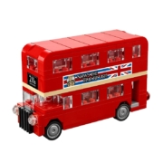 乐高（LEGO）40220 迷你伦敦巴士 积木玩具方头仔系列·