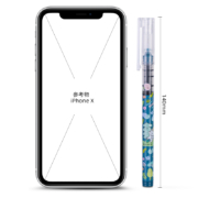 得力(deli)直液笔签字笔 0.5mm全针管简约时尚学生中性笔走珠笔 黑色 12支/盒S881