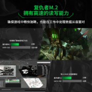 铭瑄（MAXSUN）1TB SSD固态硬盘M.2接口(NVMe协议) 复仇者系列 游戏高性能版
