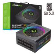 游戏帝国（GAMEMAX）RGB1300W国际版80白金ATX3.0电源(原生PCIe5.0/贴片电路/FDB/DC-DC/LLC/13代/4090显卡)