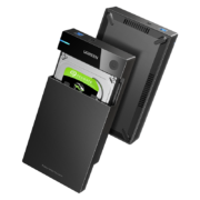 绿联USB3.0移动硬盘盒2.5 3.5英寸Type-C SATA串口台式笔记本固态机械SSD外置盒 USB3.0款【5Gbps】