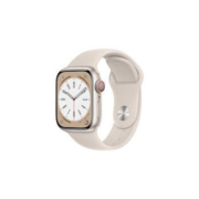 Apple 苹果 Watch Series 8 智能手表 45mm GPS+蜂窝网络款 星光色铝金属表壳 星光色运动型表带（GPS、血氧、ECG）