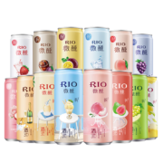 1点结束：锐澳（RIO）预调 鸡尾酒  330ml*14罐×2件（14种口味）