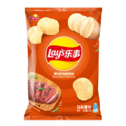 乐事Lay's薯片 休闲零食 膨化食品 得克萨斯烧烤味 75克