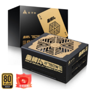 金河田（Golden field）额定750W 金牌A+全模组电脑电源（80PLUS金牌/智能温控/全日系电容/4090显卡支持）