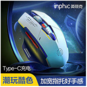 inphic 英菲克 M6P鼠标无线静音笔记本办公游戏typec可充电台式电脑通用CF